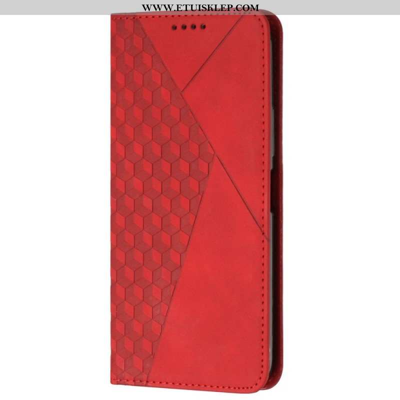Etui Na Telefon do Oppo Find X5 Lite Etui Folio Wzór Ze Sztucznej Skóry